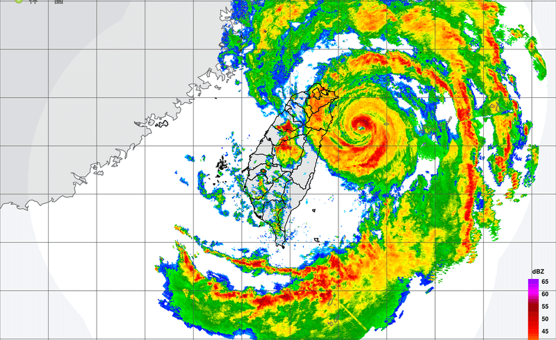 北台灣要特別防備「璨樹」所帶來的風雨