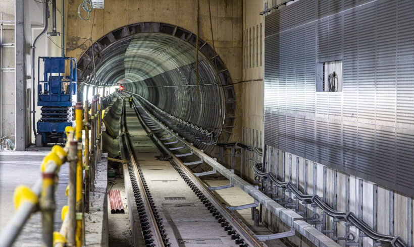 機場捷運中壢延伸段A22老街溪站，市府預計明年7月正式通車！