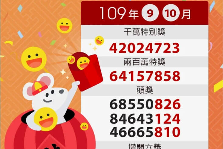 對獎囉！幸運兒可能就是您！