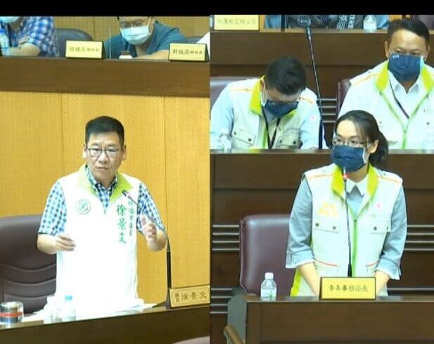 景文今(7)天在市議會定期會青年事務局工作報告