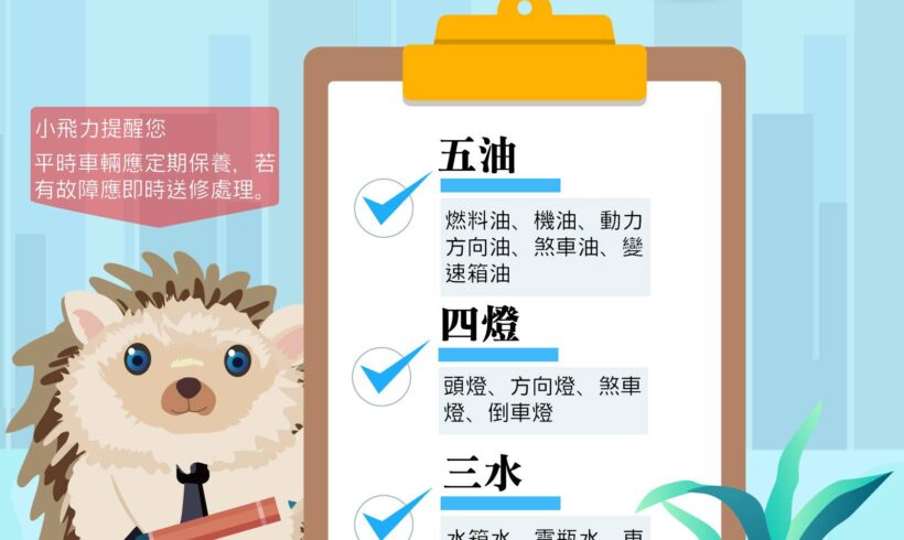 行前多檢查，安全有保障，景文祝福大家中秋佳節愉快！