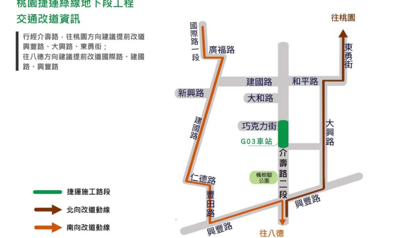 經常行駛八德介壽路的朋友請多留意，有交管哦！