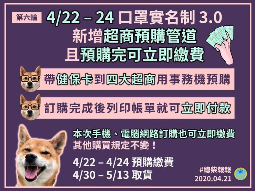 4/22-24 口罩實名制3.0