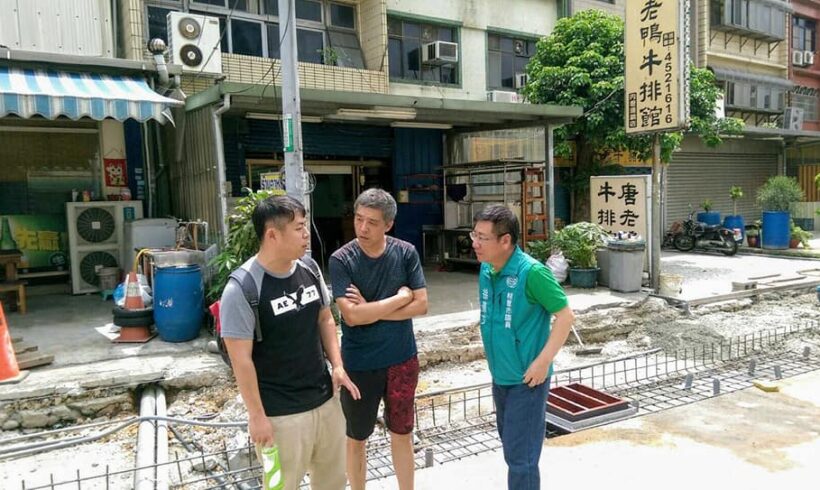 吉林二路83巷，排水溝改善