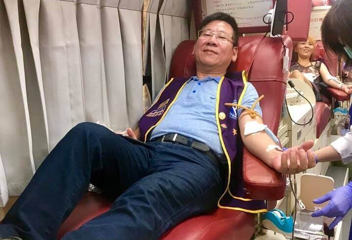 【大內壢國際同濟會】 愛心捐血活動 挽衣袖捐熱血